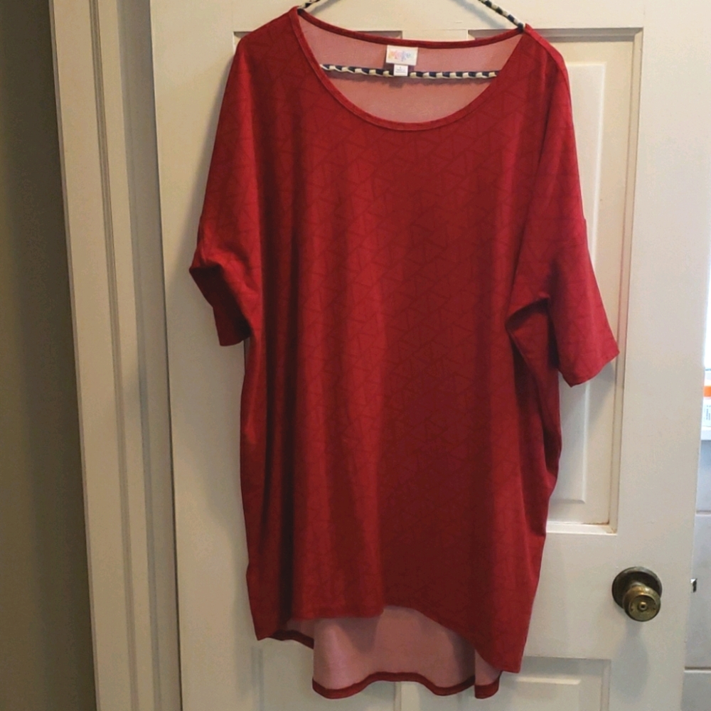 Lularoe Red Irma - fits like a 2X